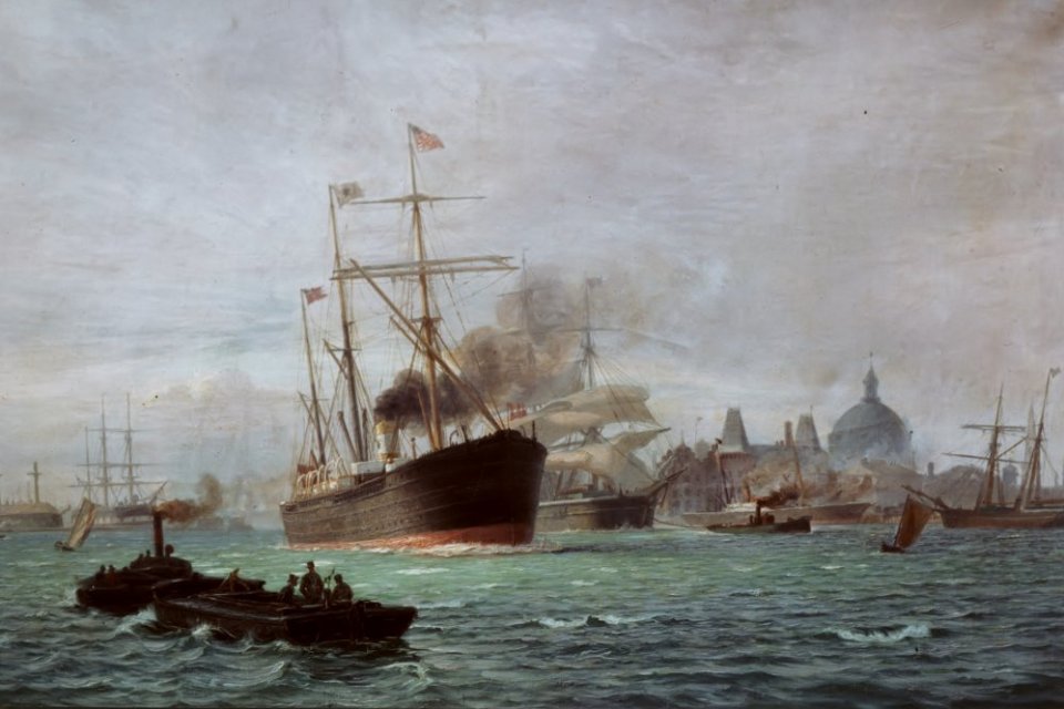 SS Norge i Kbenhavns havn 1894